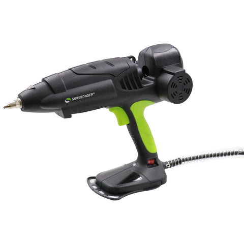 Surebonder Cordless Hot Glue Gun High Temperature Full Size 60W 50% More  Power - Sturdily Bonds Metal Wood Ceramics Leather & Other Strong Materials  (Specialty Series CL-800F)